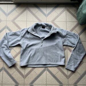 The North Face Women's Light Gray Fleece Sweater